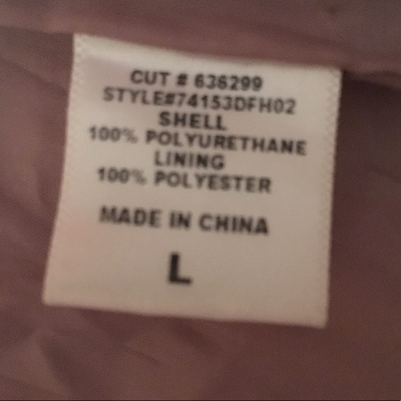 Pale Pink ‘Leather’ Jacket - Picture 2 of 5